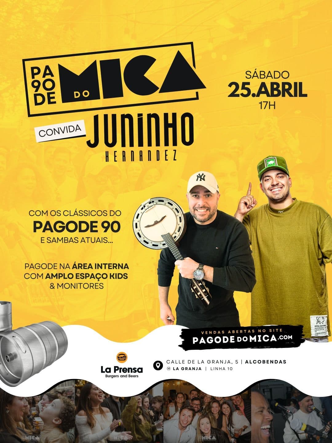 Pagode do Mica convida Juninho Hernandez